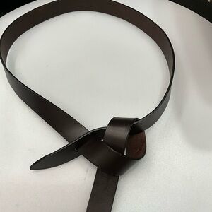 ISABEL MARANT Dark Brown Leather Belt like new Size M